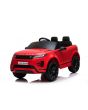 Otroški avto na akumulator Range Rover EVOQUE rdeč - enosedežni, usnjen sedež, MP3 predvajalnik z USB/SD vhodom, 4x4 pogon, baterija 12V10AH, platišča EVA, zadnje vzmeti, 3-pozicijski ključ, daljinski upravljalnik 2,4 GHz Bluetooth, originalna licenca