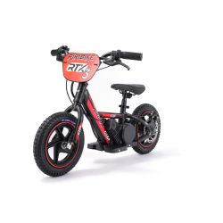 Otroški električni poganjalec RIRIBIKE RTX3 24V (12"), rdeč, Litijeva baterija, 100W motor, Disk zavora, Nastavljiv mehak PU sedež